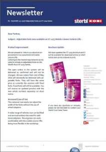 Stertil-Koni Newsletter